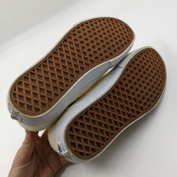 VANS Princess Paisley Old Skool Sneakers Bone White Wmn's Sz 8.5 - Picture 13 of 14